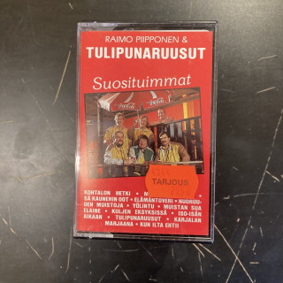 Raimo Piipponen & Tulipunaruusut - Suosituimmat C-kasetti (VG+/M-) -iskelmä-